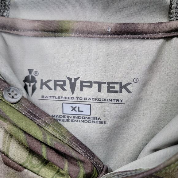 KRYPTEK SONORA HOODED CAMO SHIRT, SIZE XL, NWT - Picture 3 of 7